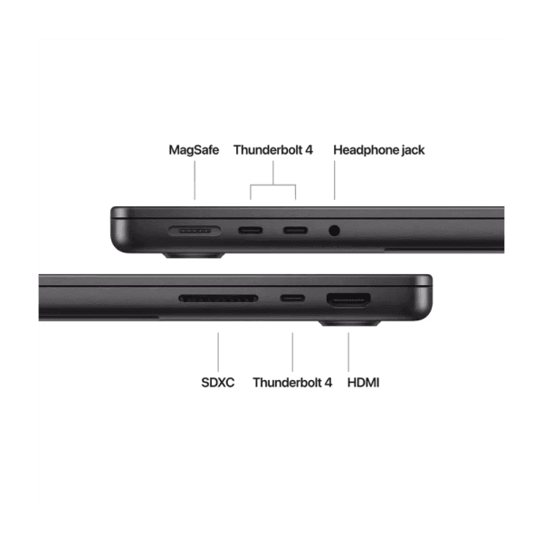 Apple - MacBook Pro 14 inç M4 Çip ile Güçlendirilmiş - 16GB Bellek - 512GB SSD - Uzay Siyahı - Görsel 6