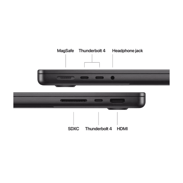 Apple - MacBook Pro 14 inç M4 Çip ile Güçlendirilmiş - 16GB Bellek - 1TB SSD - Uzay Siyahı - Görsel 6